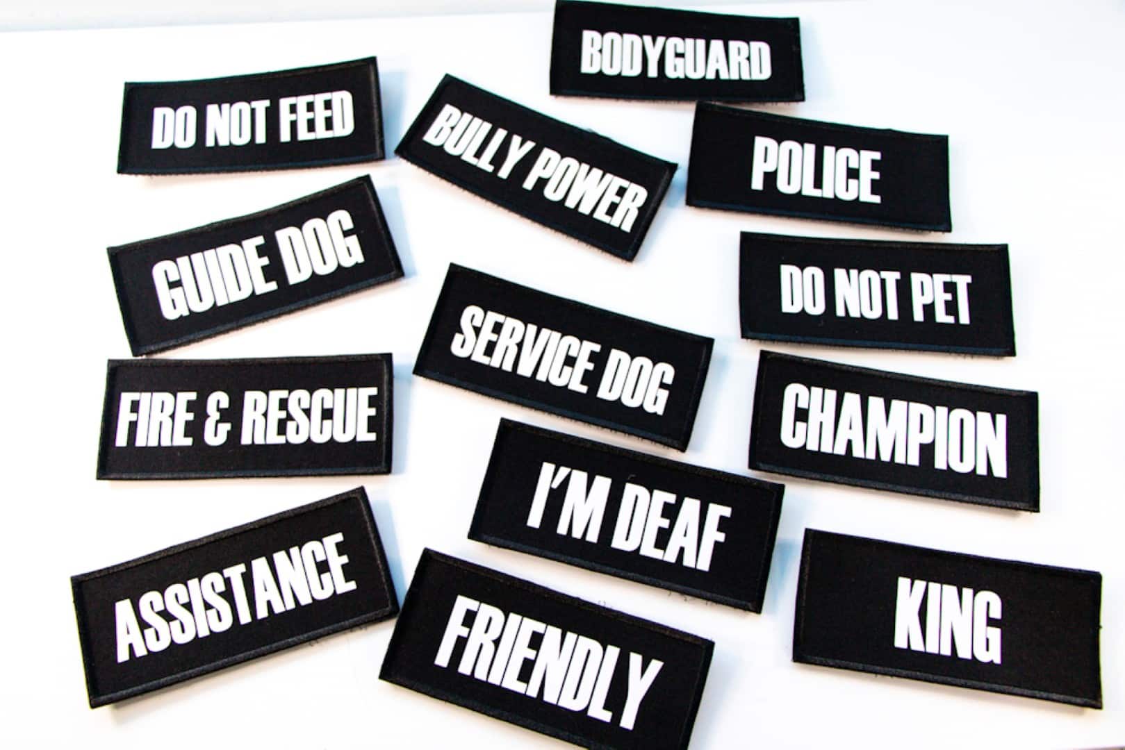 Leash Boss Leashboss Service Dog Patches For Harness Velcro