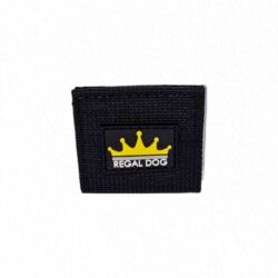 Black Air Tag pouch for tactical dog collar